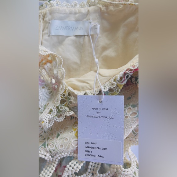 ZIMMERMANN / Heathers Off Shoulder Dress (LONG WEEKEND SALE/ one pc only) - Picture 8 of 12